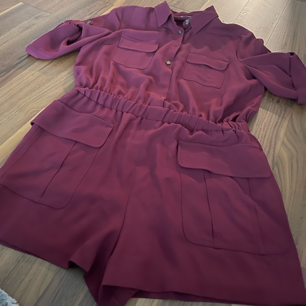 Red valentino short jumpsuit